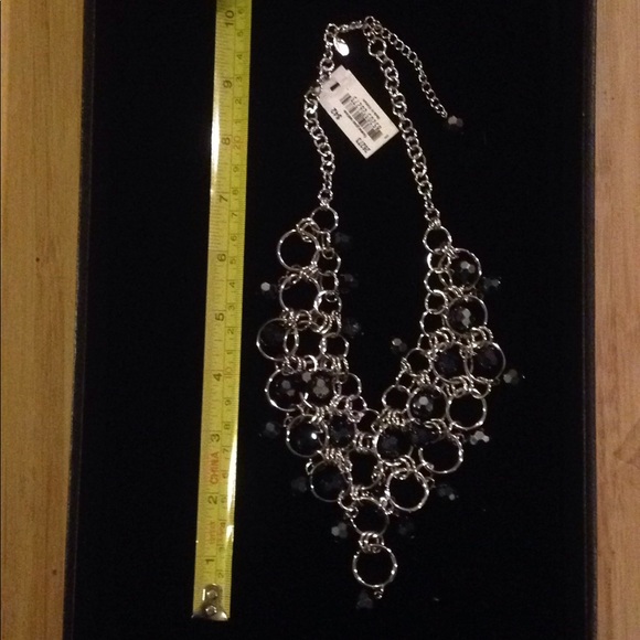 Cookie Lee Faceted  Glass Necklace - Picture 2 of 4